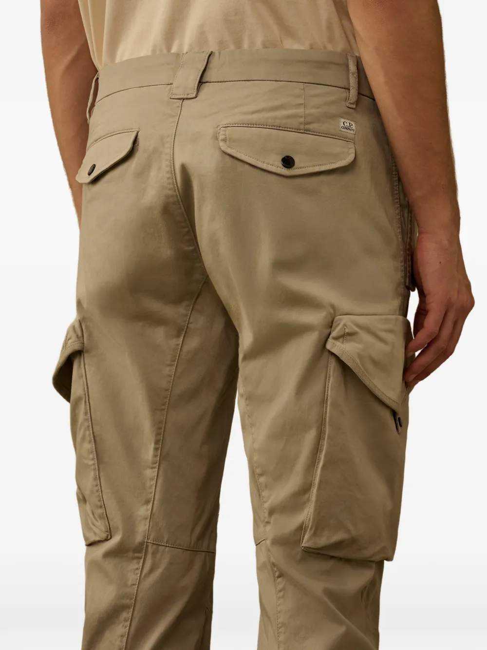 C.P. Company Broek met cargo zak Beige