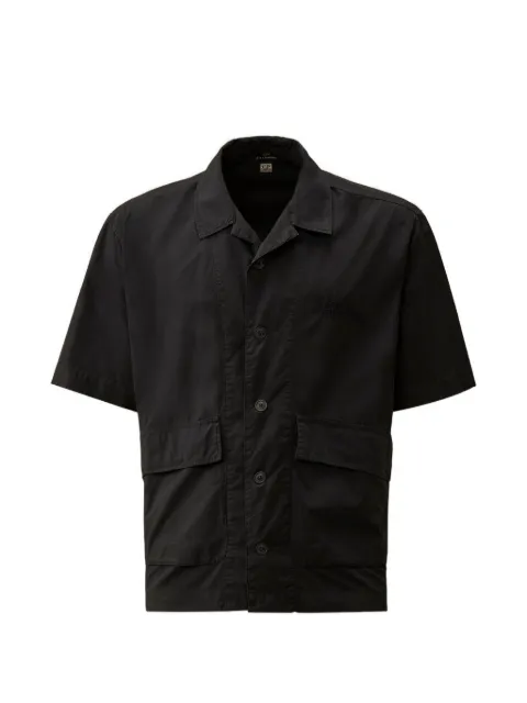 C.P. Company chemise Popeline Boxy à logo brodé