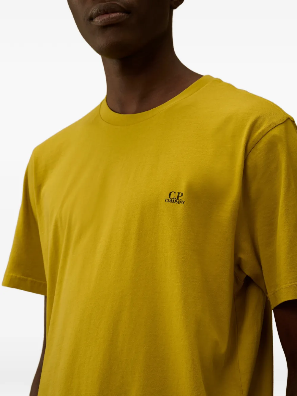 C.P. Company 30 1 jersey Goggle T-shirt met korte mouwen Geel