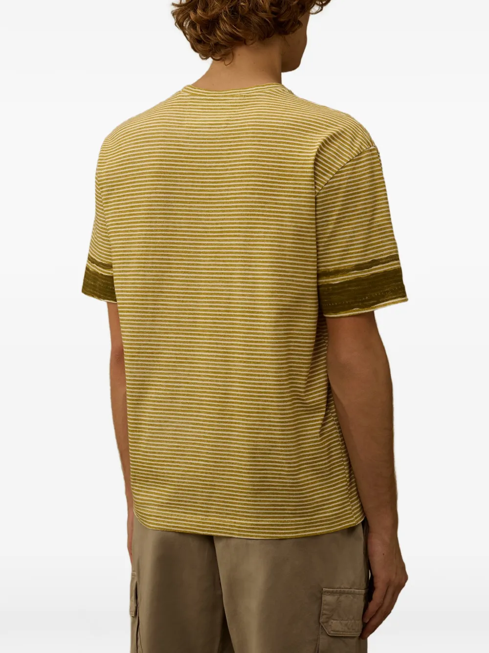 C.P. Company Gestreept T-shirt Groen