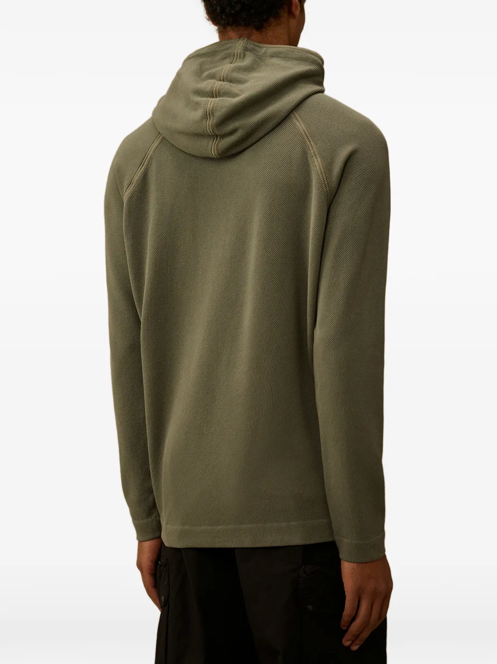 C.P. Company Hoodie met geborduurd logo Groen