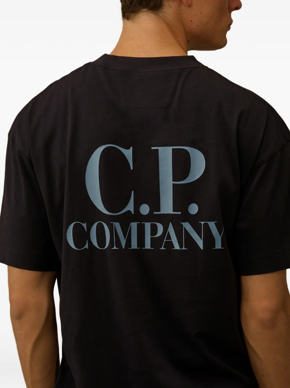 C.P. Company 30 1 jersey T-shirt met korte mouwen en grafische print Blauw