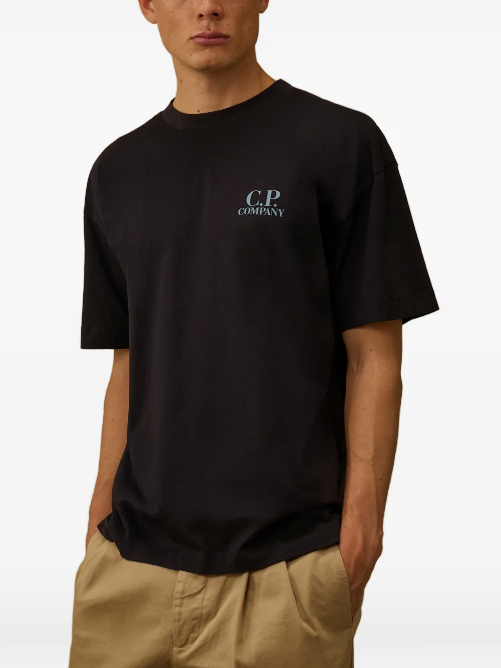 C.P. Company 30 1 jersey T-shirt met korte mouwen en grafische print Blauw