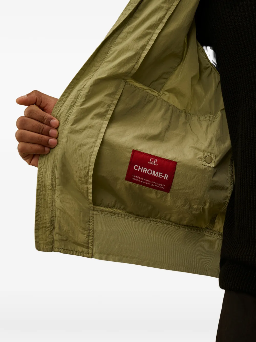 C.P. Company Chrome-R Goggle jack Groen