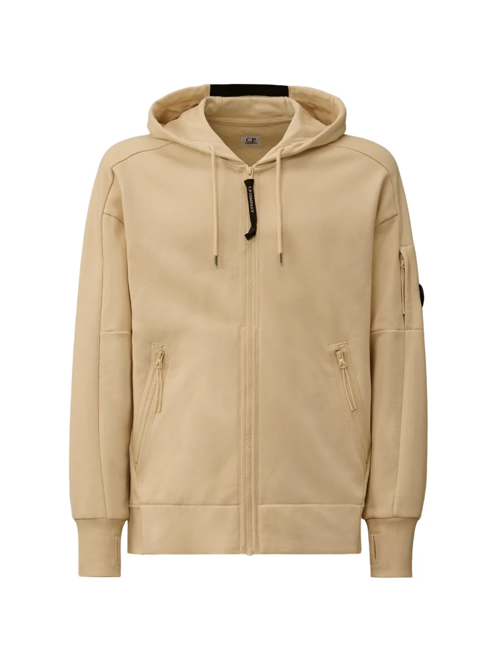 C.P. Company Kapuzenjacke mit Reißverschluss - Nude
