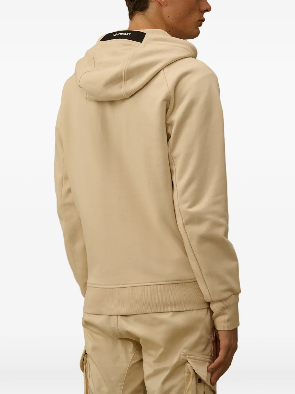 C.P. Company Hoodie met rits Beige