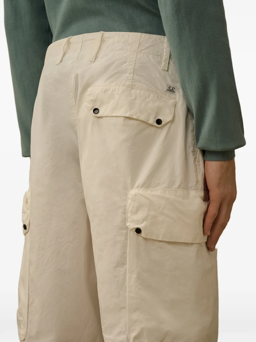 C.P. Company Microreps boxy cargo broek Beige