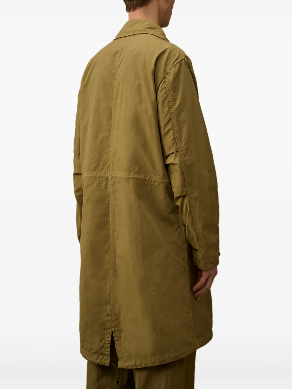 C.P. Company Jas met Lens-detail en lange mouwen Groen