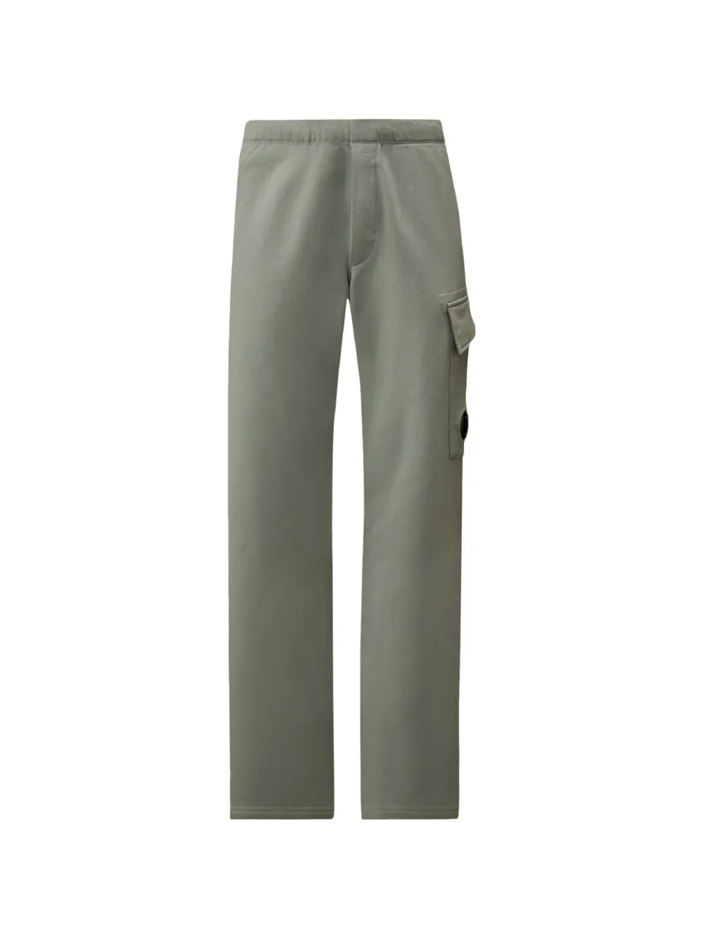 C.P. Company diagonal-raised fleece cargo-pocket cotton track pants - Blu