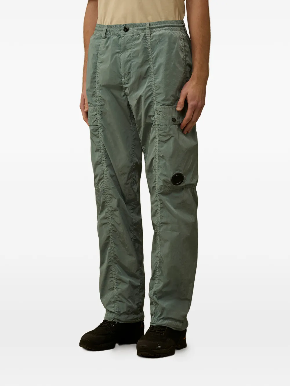 C.P. Company Broek met cargo zak Groen