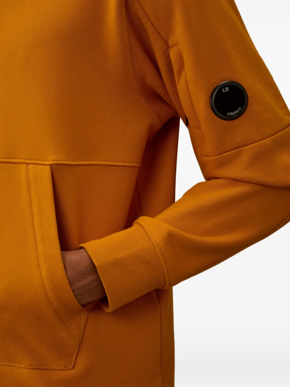 C.P. Company Hoodie met trekkoord Oranje
