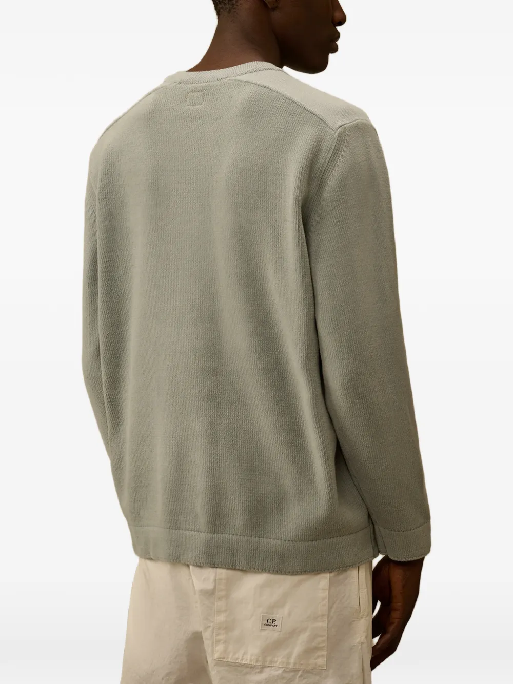 Patch-Pocket Crew-Neck Sweater
