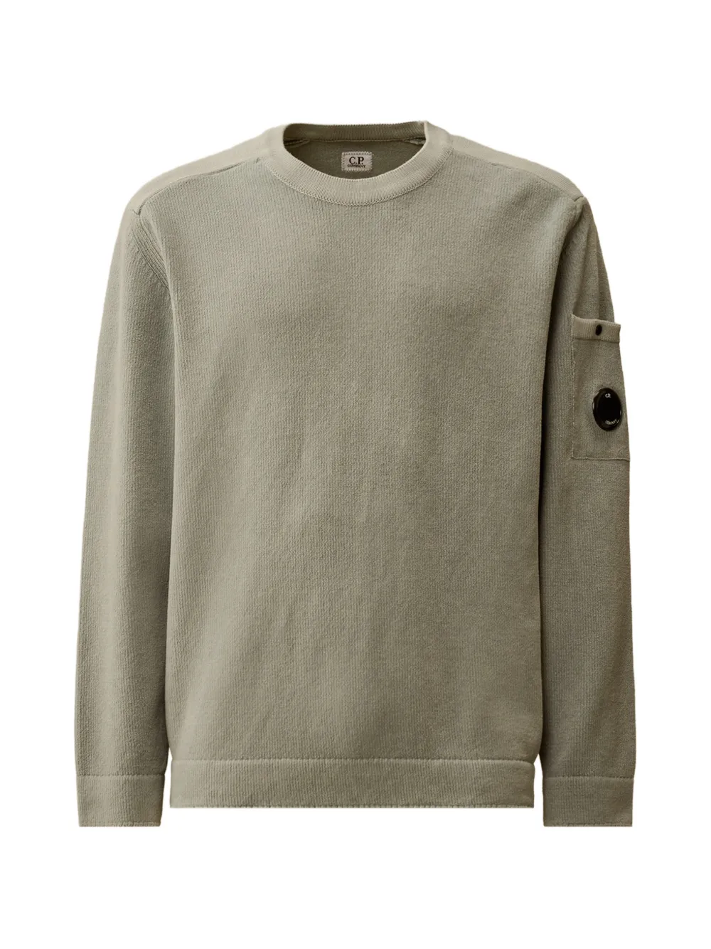C.P. Company patch-pocket crew-neck sweater - Grigio