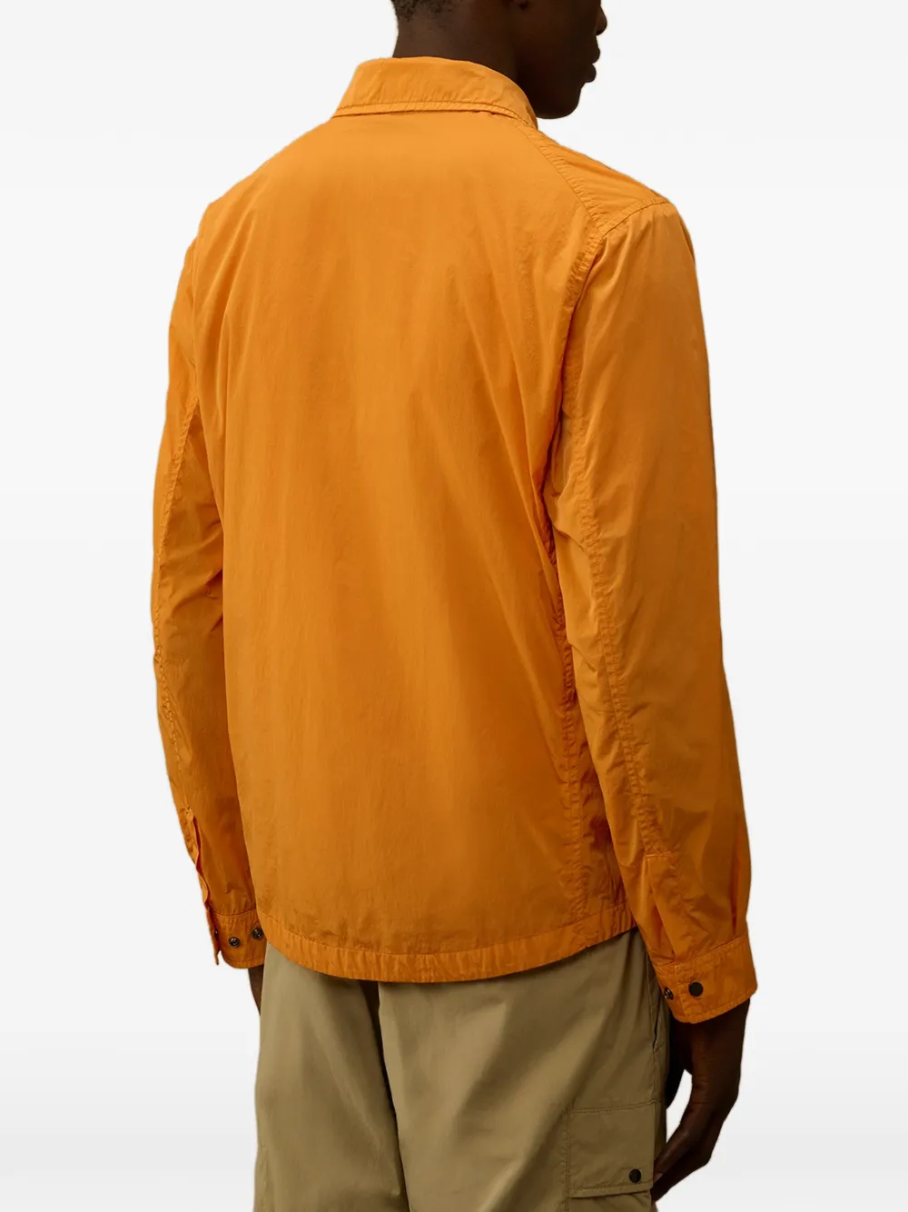 C.P. Company Chrome-R Lens shirtjack met rits Oranje