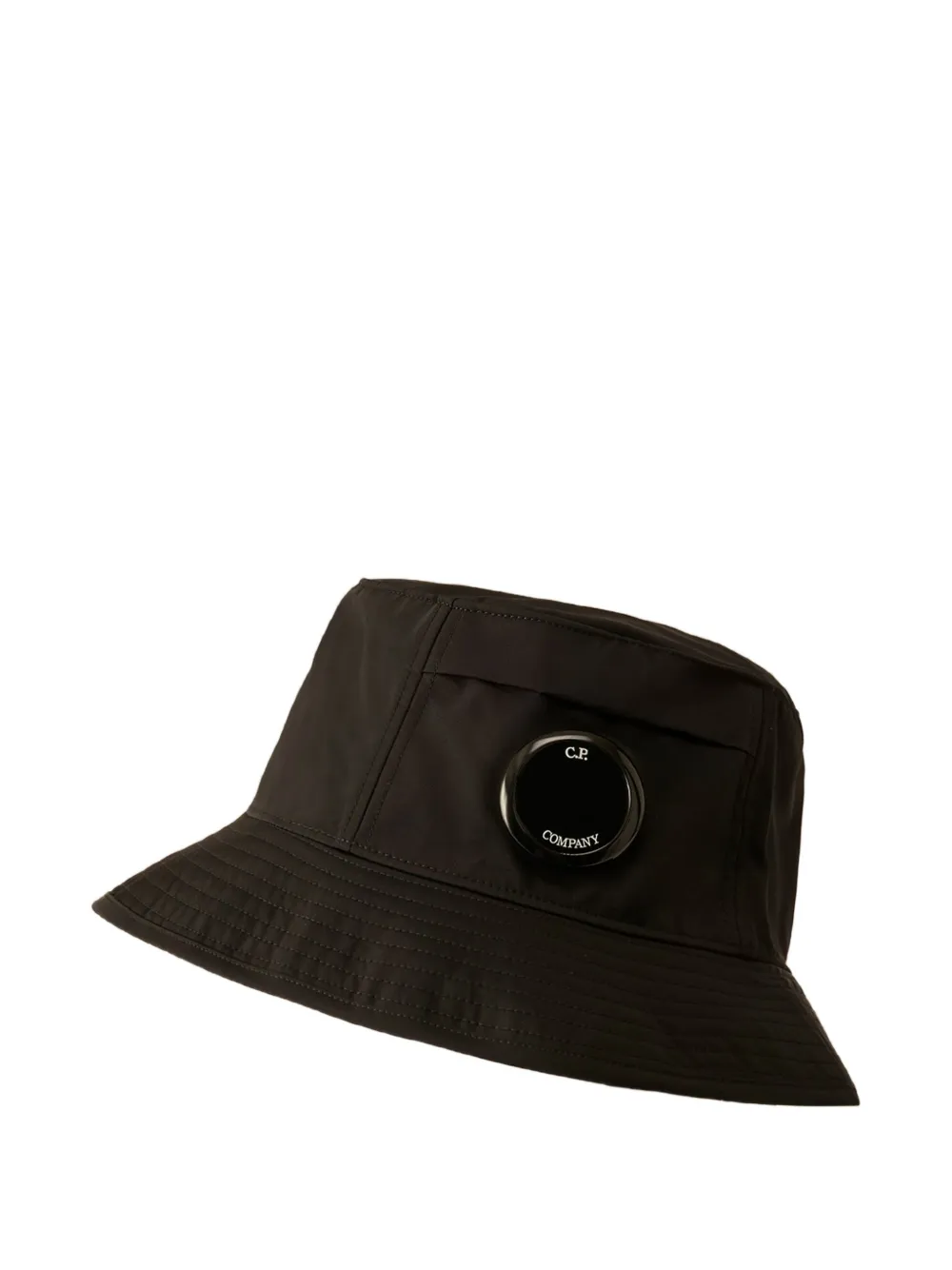 C.P. Company logo-patch bucket hat - Nero