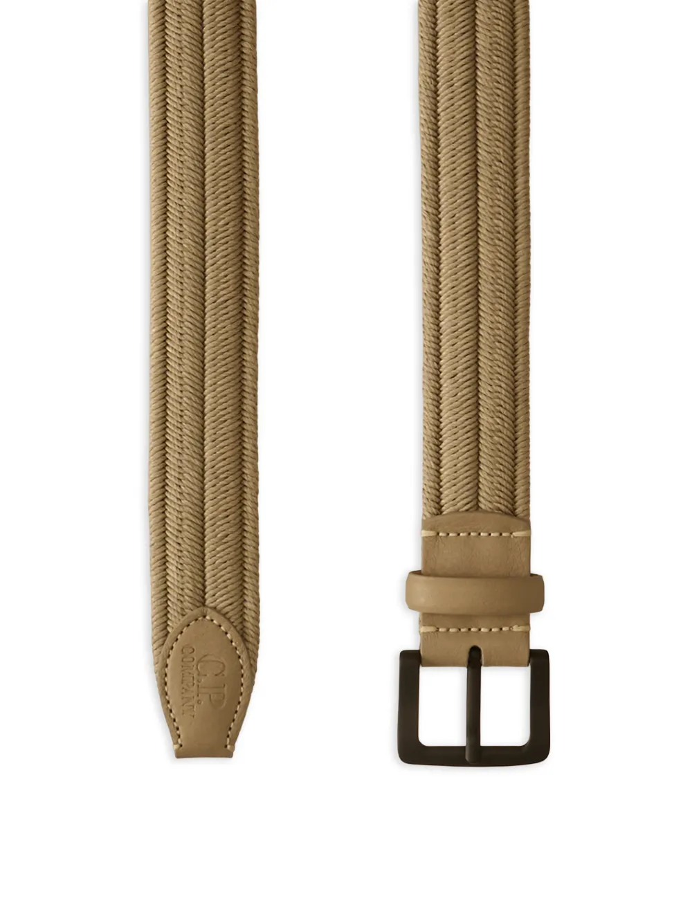  C.p. Company Braided Buckle Belt - Neutrals 