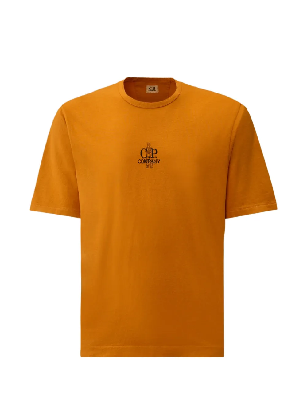C.P. Company 1020 logo-print short-sleeve t-shirt - Arancione