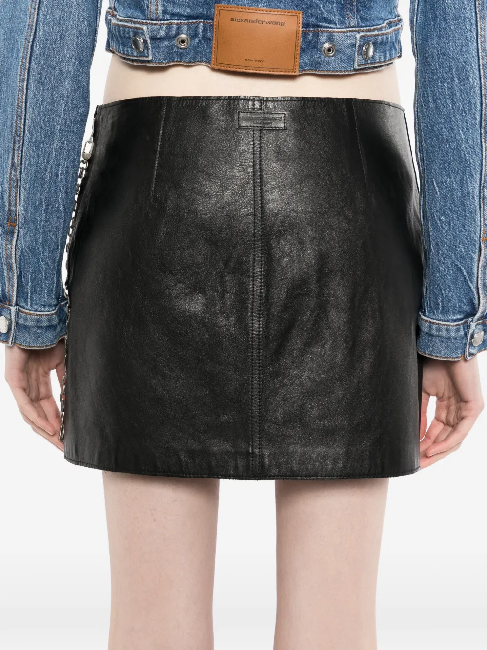 Alexander Wang low-rise Mini Skirt | Black | FARFETCH