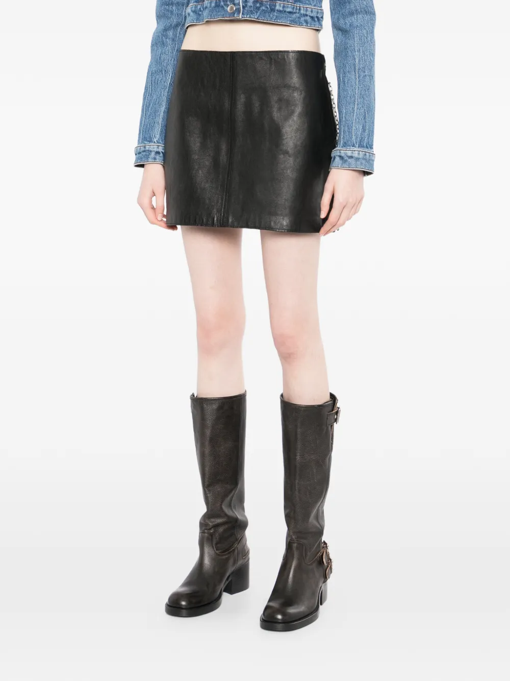  Alexander Wang Low-rise Mini Skirt - Black 