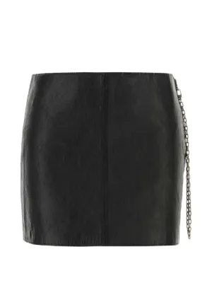 スカート Alexander Wang Zip Leather Skirt Archive Alexander Wang | Skirts | Final Alexander Wang Leather Zip Detail
