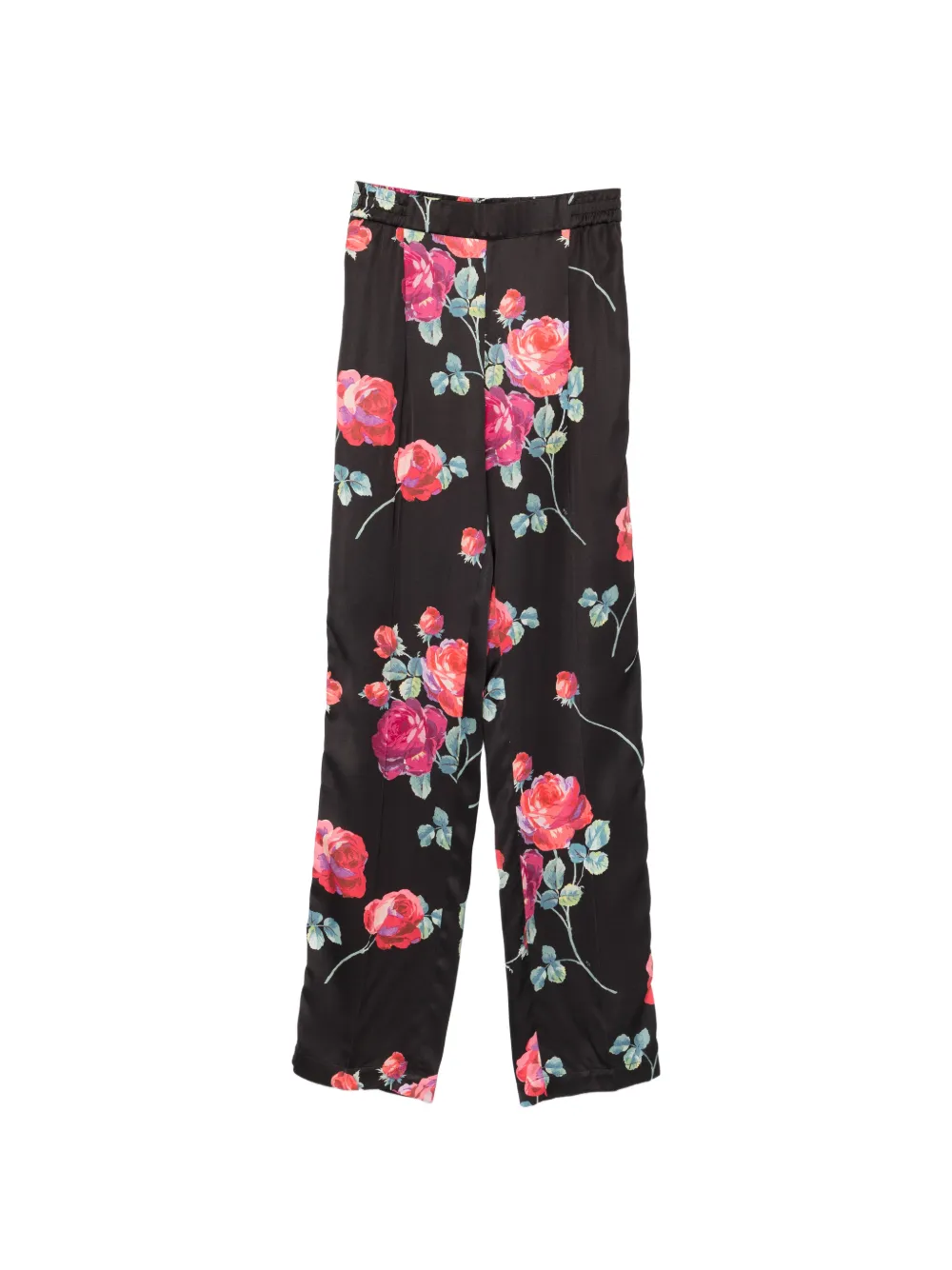 Nº21 floral-print trousers - Nero