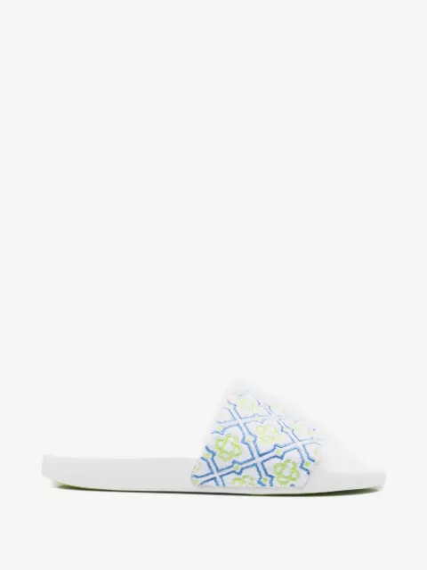 Casablanca monogram-detail open-toe slides