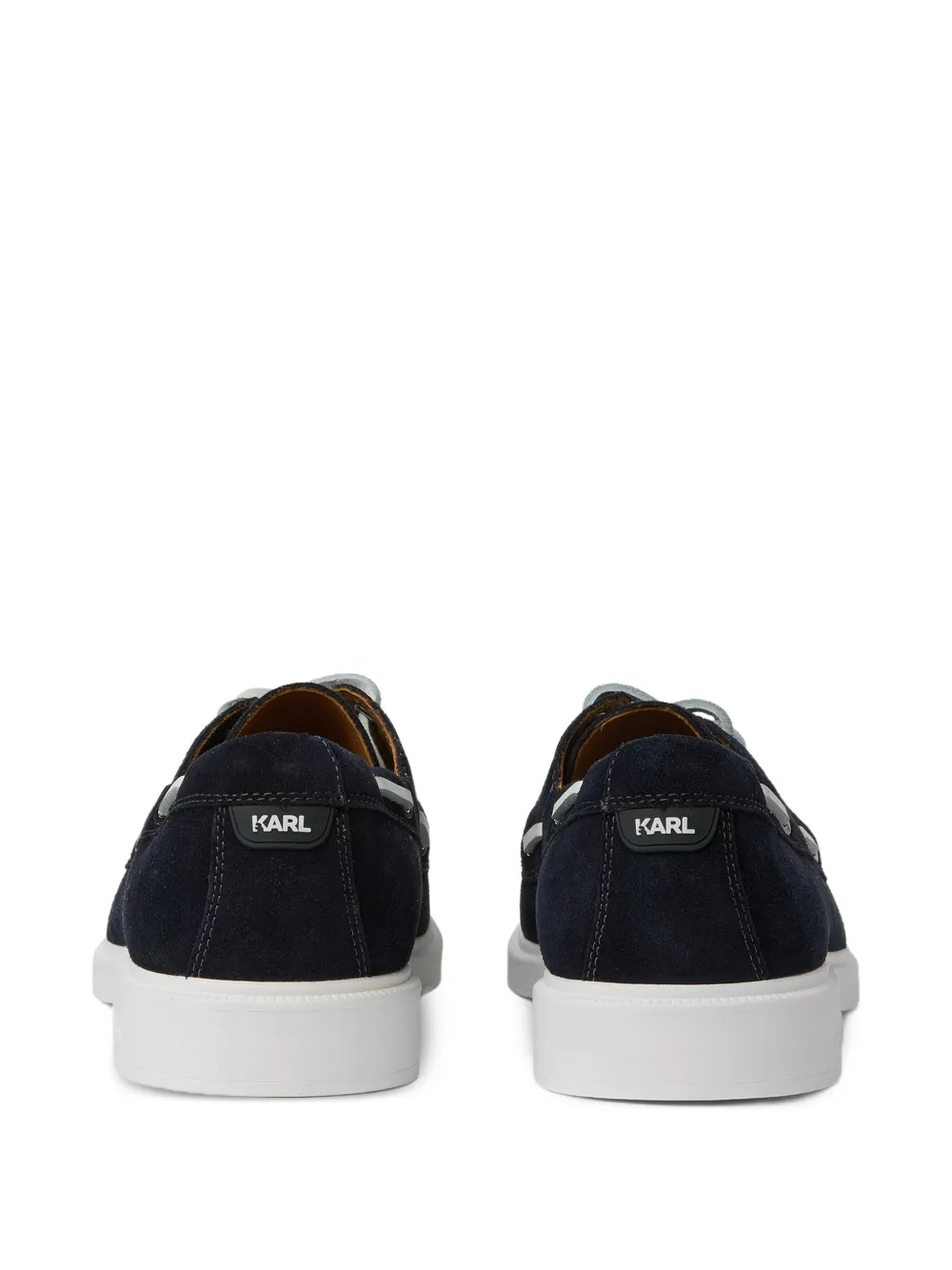 Karl Lagerfeld Kori bootschoenen Blauw