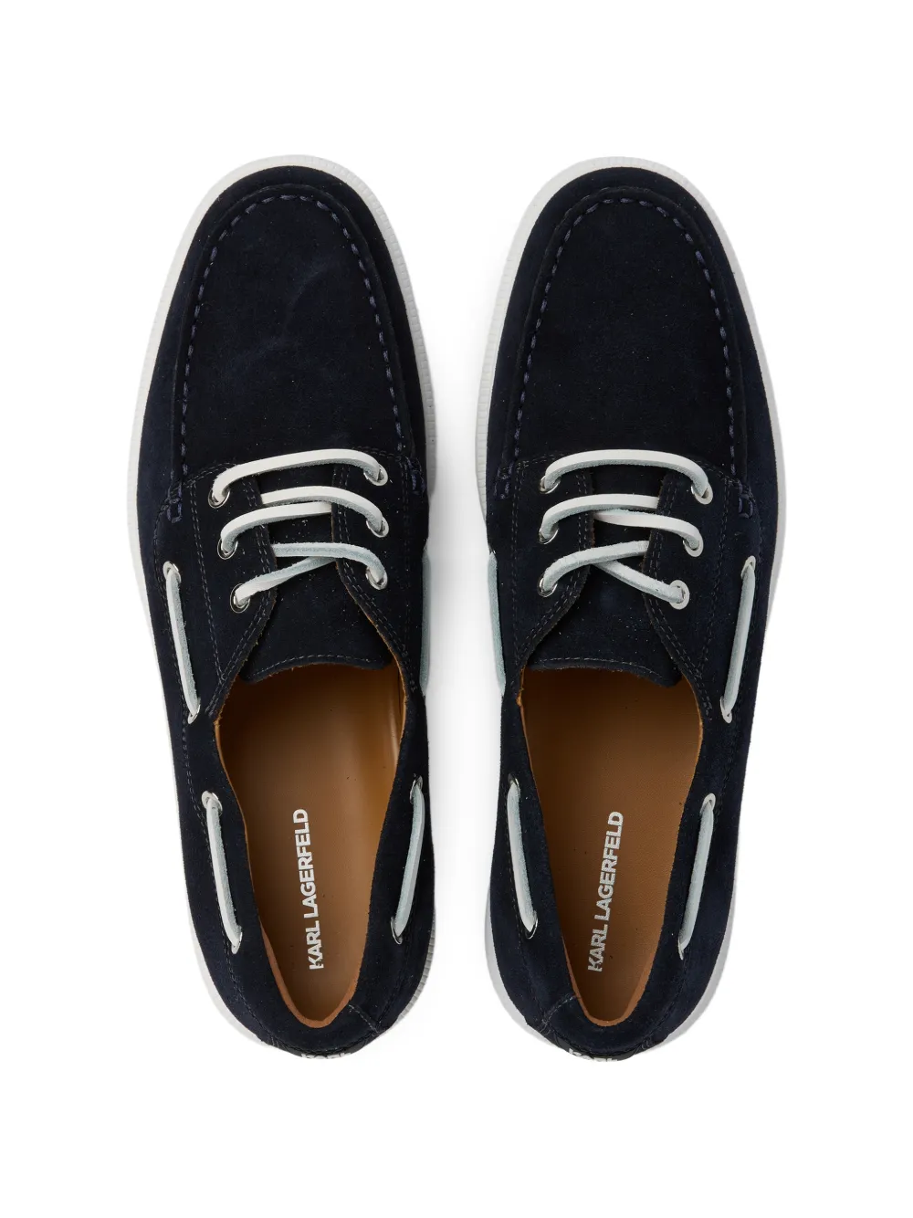 Karl Lagerfeld Kori bootschoenen Blauw