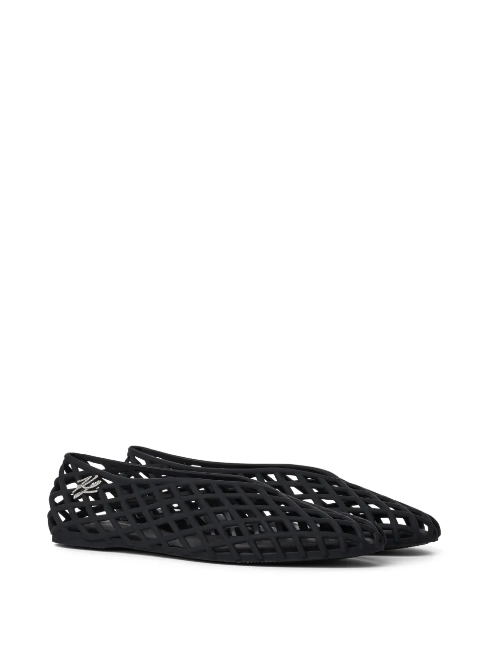 Karl Lagerfeld Jelly ballerina's Zwart