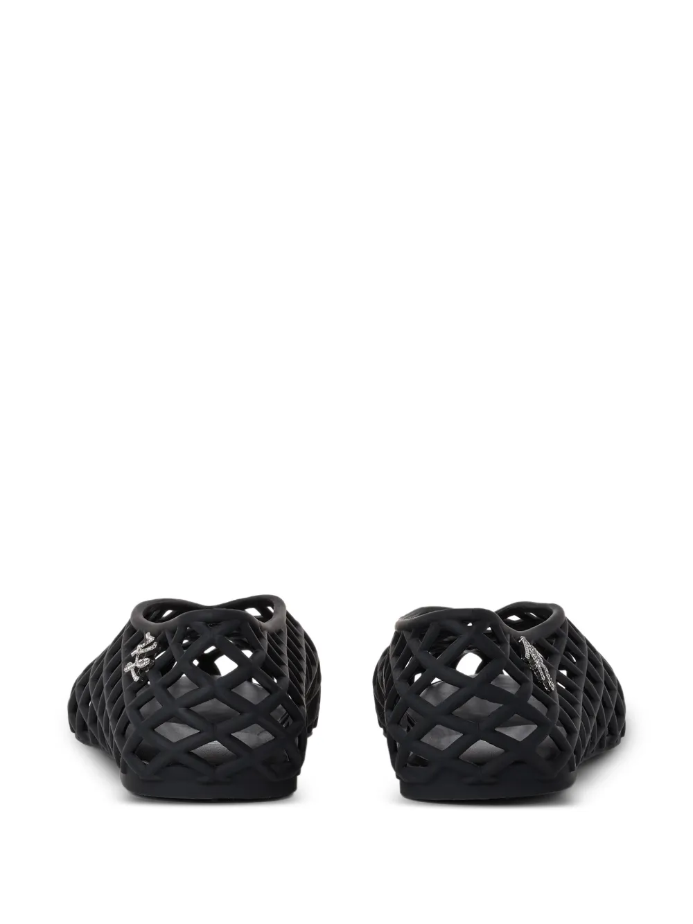 Karl Lagerfeld Jelly ballerina's Zwart