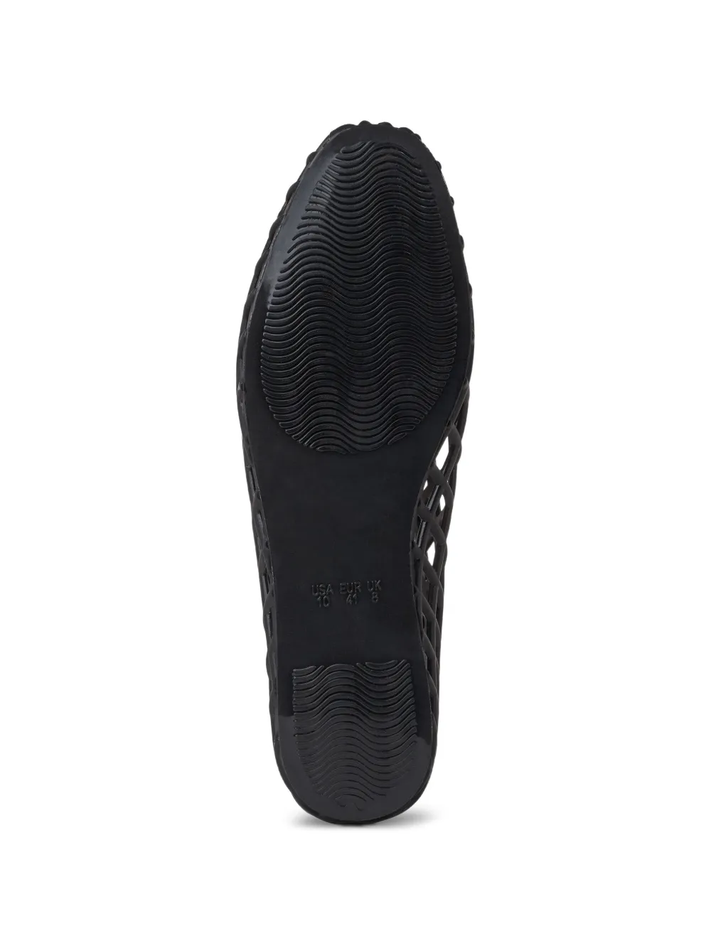 Karl Lagerfeld Jelly ballerina's Zwart