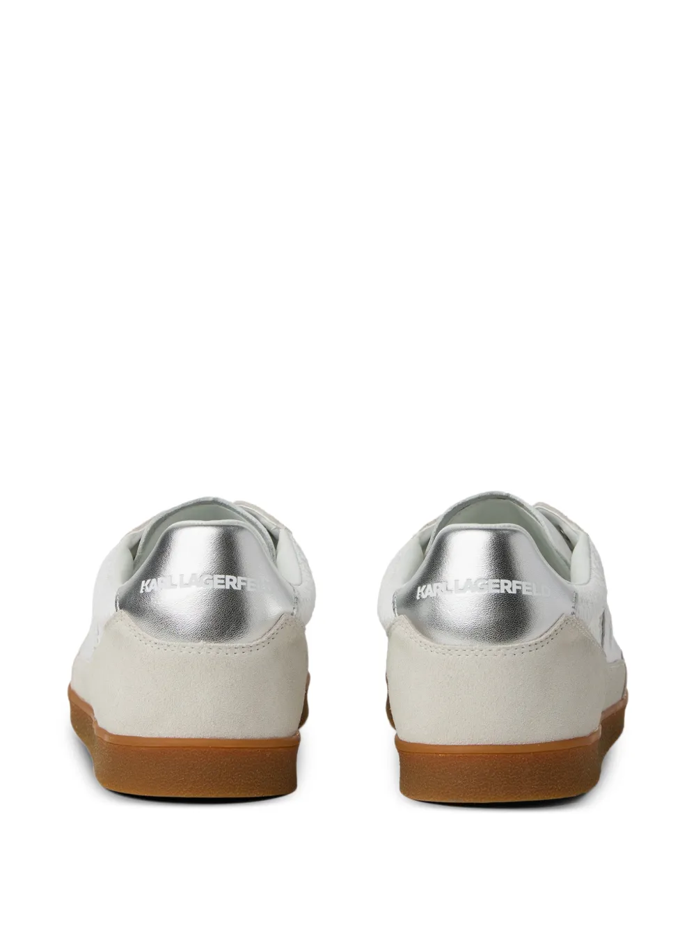 Karl Lagerfeld Kandidate sneakers met mesh Wit