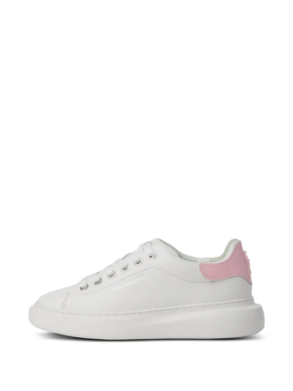 Karl Lagerfeld Sneakers Kore Ikon Relief - Bianco