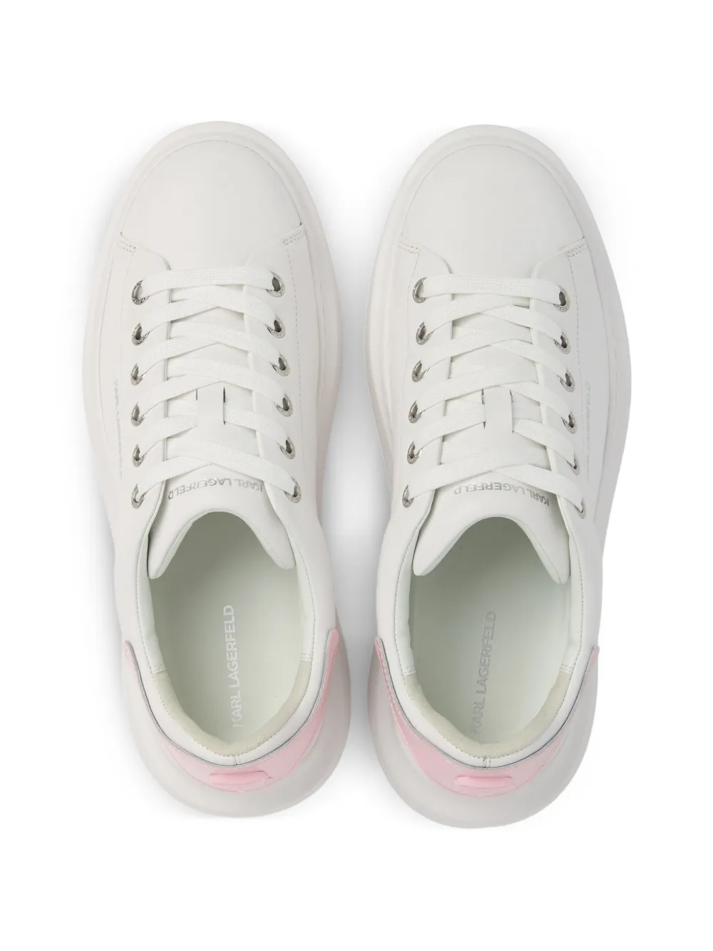Karl Lagerfeld Kore Ikon Relief sneakers Wit