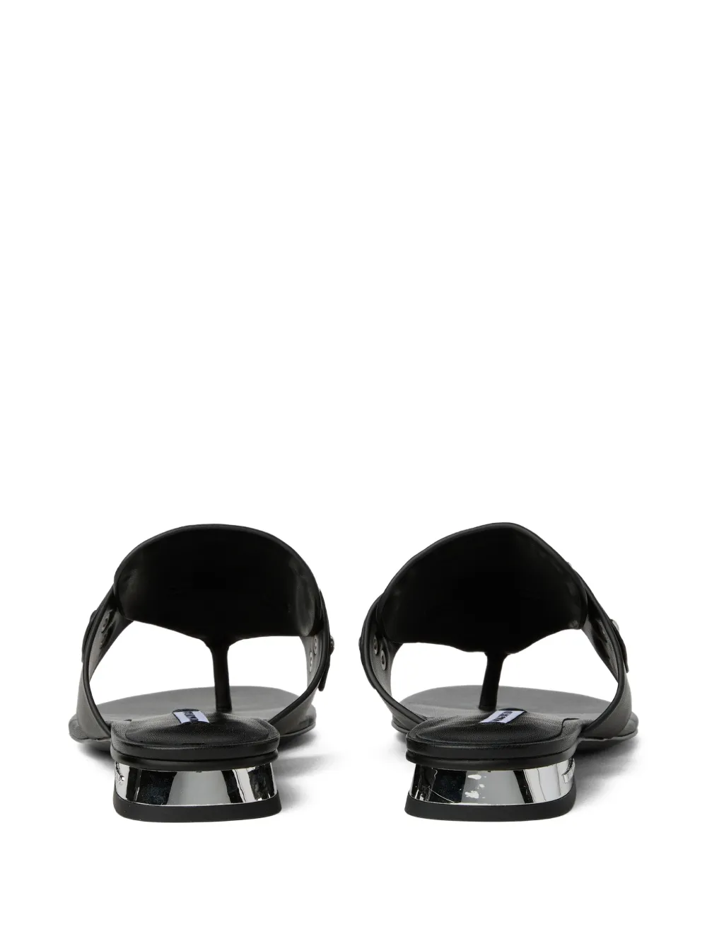 Karl Lagerfeld Jeans Roxy sandalen met studs Zwart