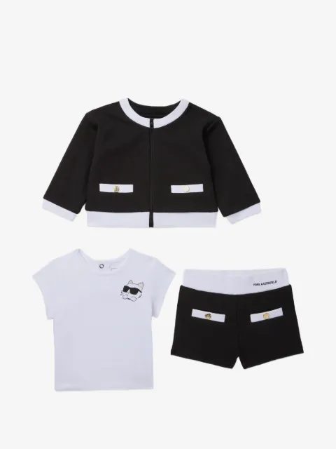 Karl Lagerfeld Kids logo-print babywear set (set of four )