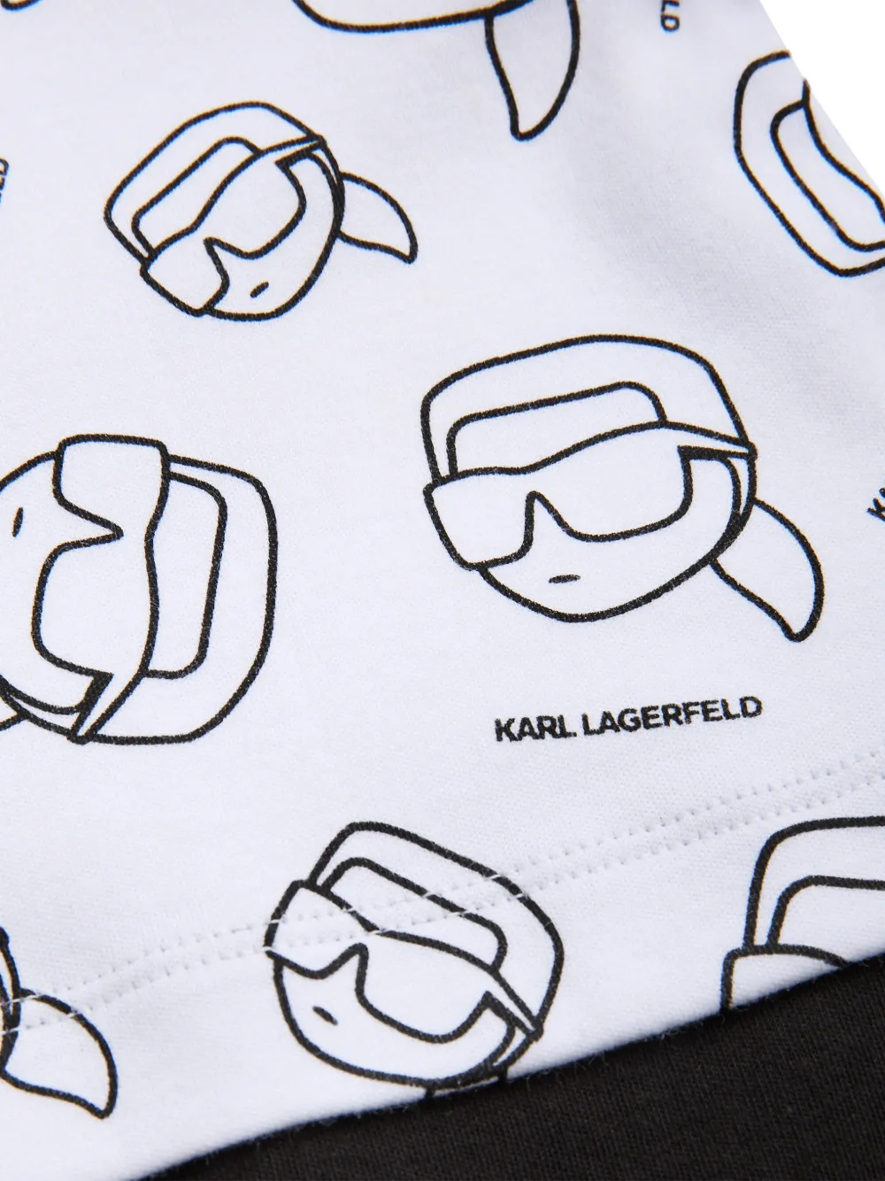 Karl Lagerfeld Kids Shorts met print Wit