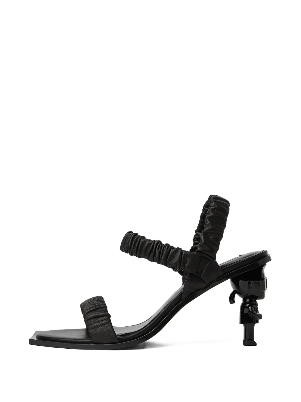Karl Lagerfeld Ikon slingback sandalen Zwart