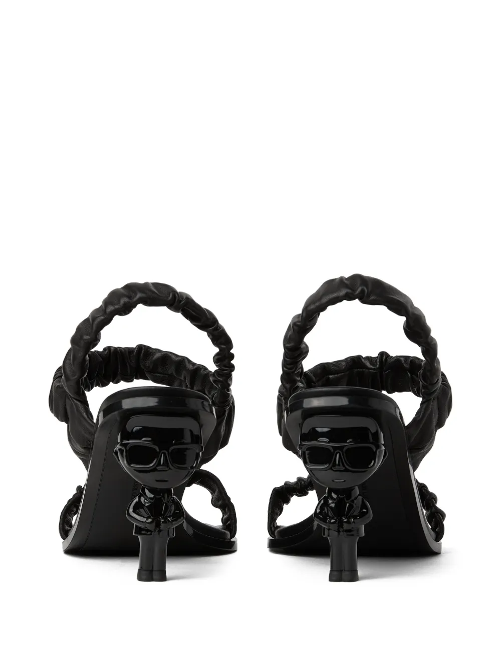 Karl Lagerfeld Ikon slingback sandalen Zwart