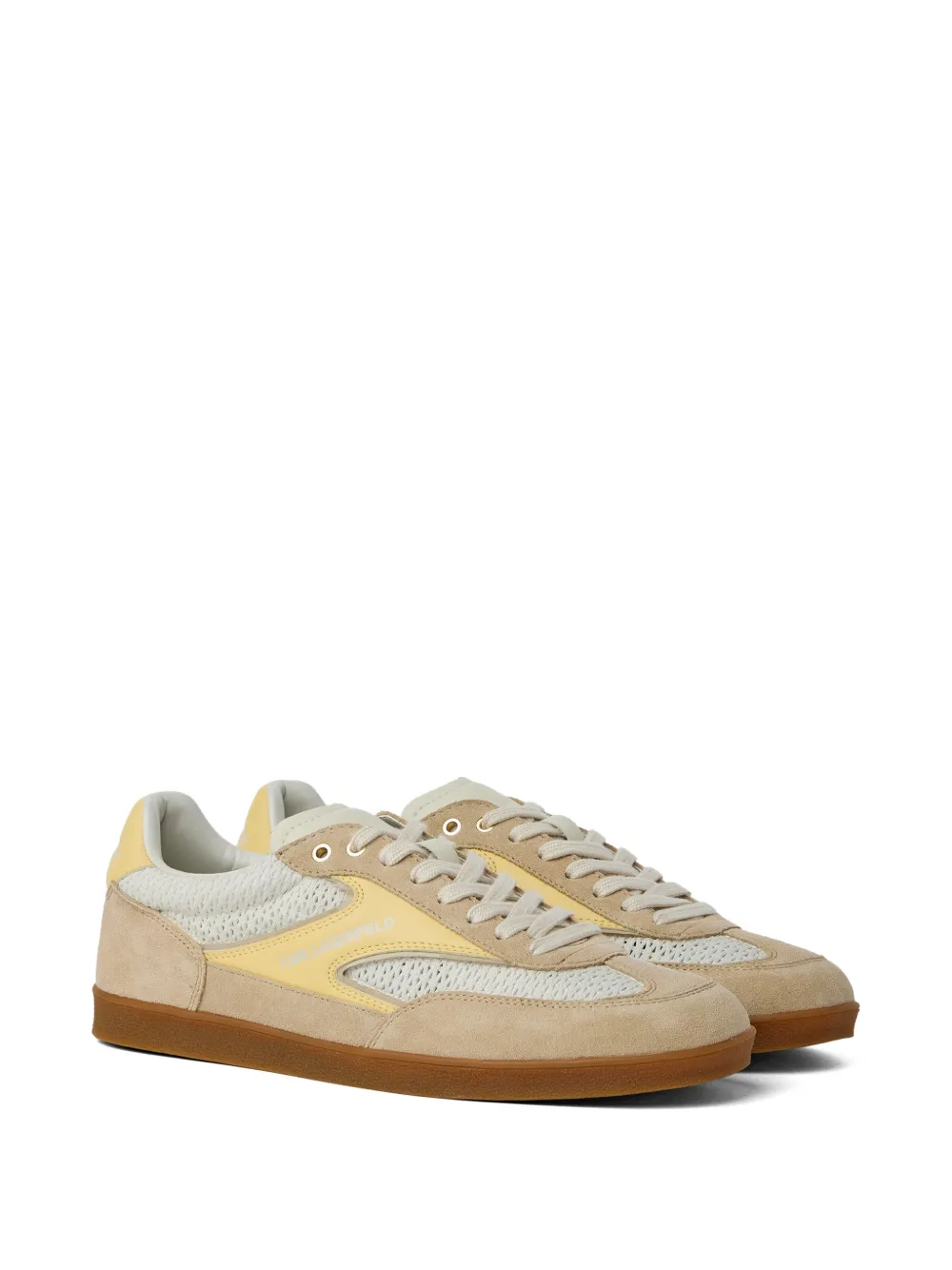 Karl Lagerfeld Kandidate sneakers met mesh Beige