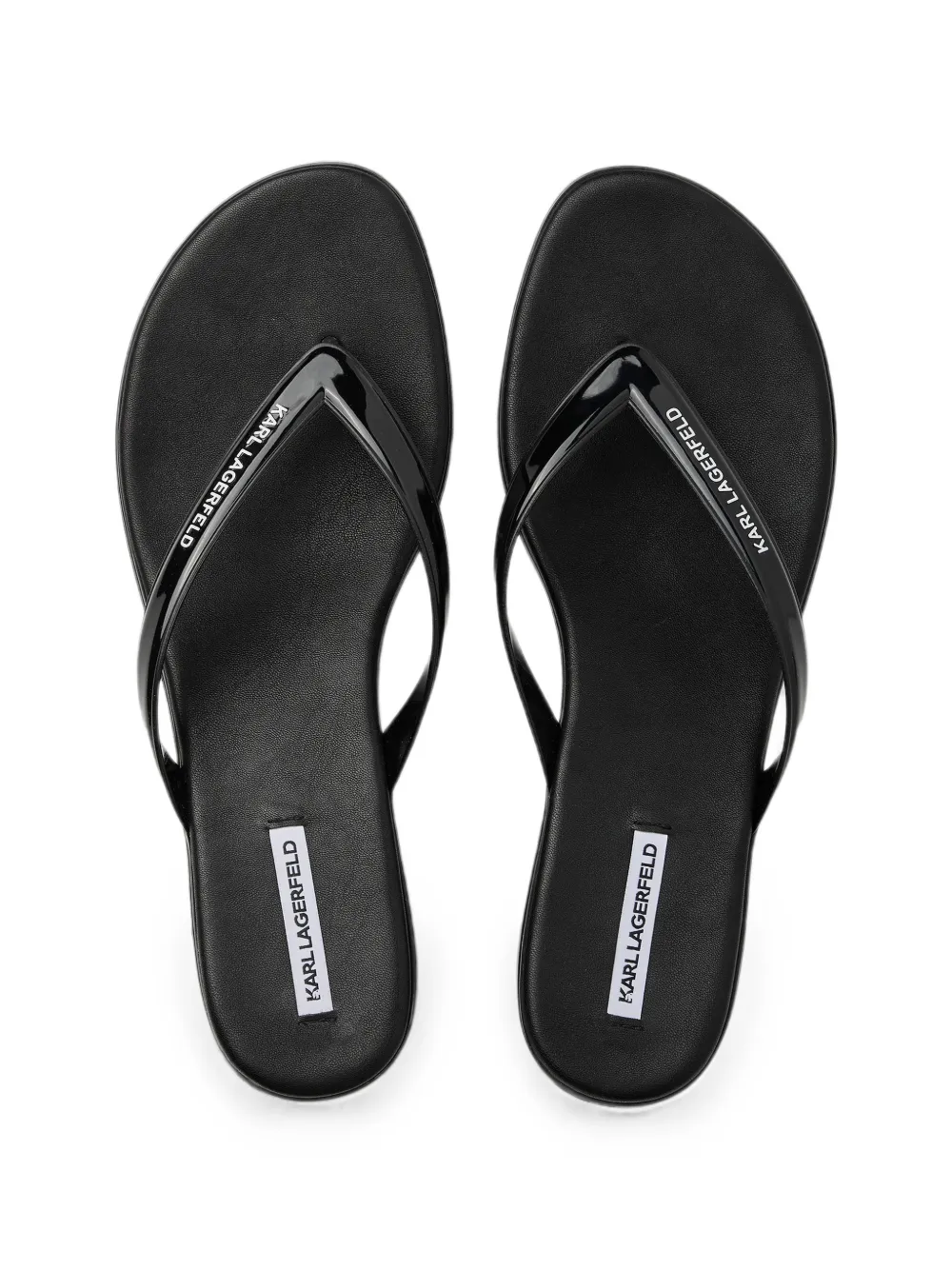 Karl Lagerfeld Jelly heeled sandals Zwart