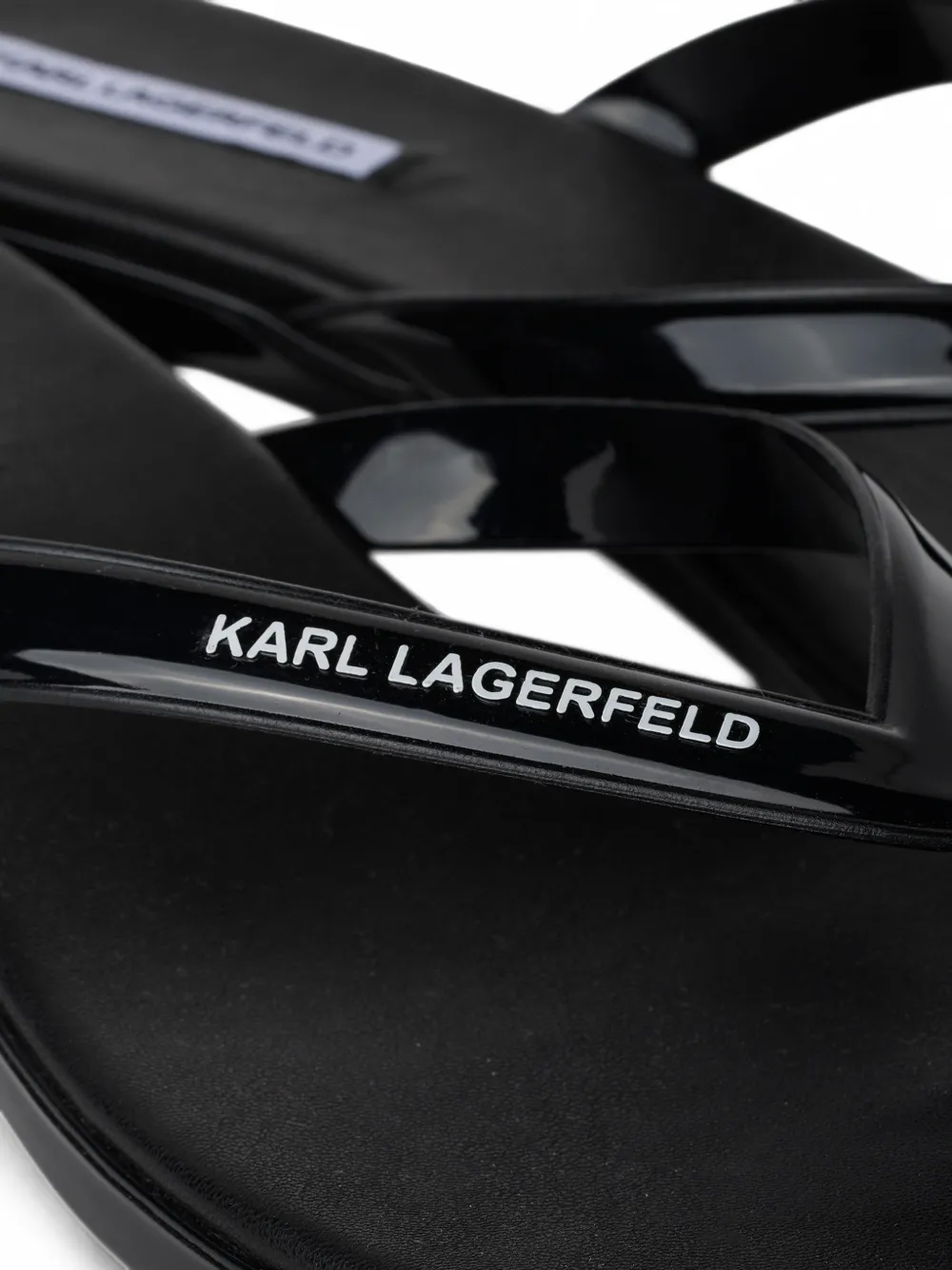 Karl Lagerfeld Jelly heeled sandals Zwart