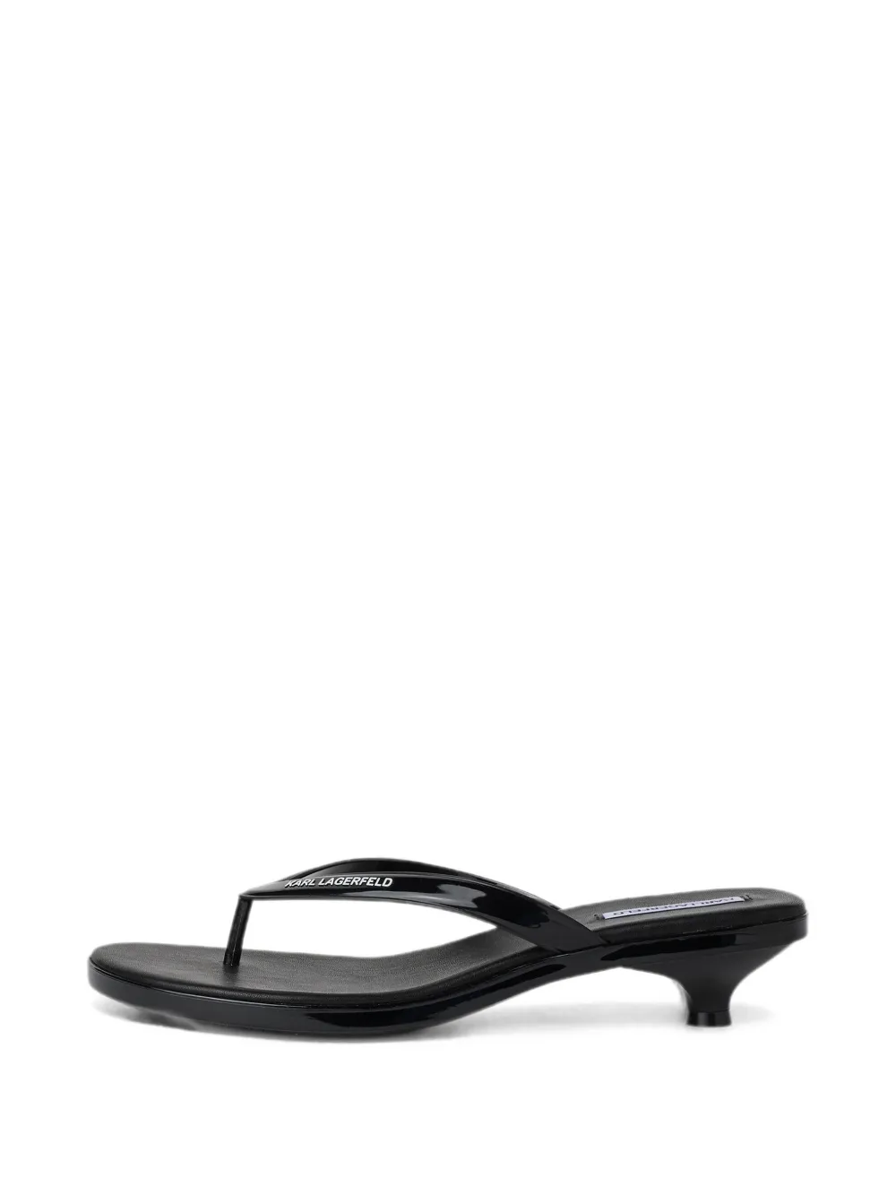 Karl Lagerfeld Jelly heeled sandals Zwart