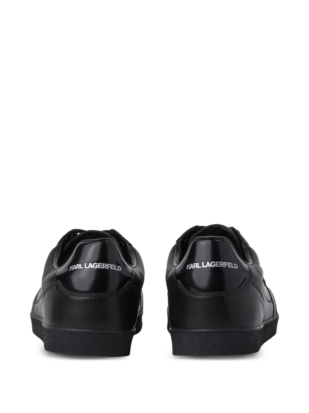 Karl Lagerfeld Kandidate Ikon leren sneakers Zwart