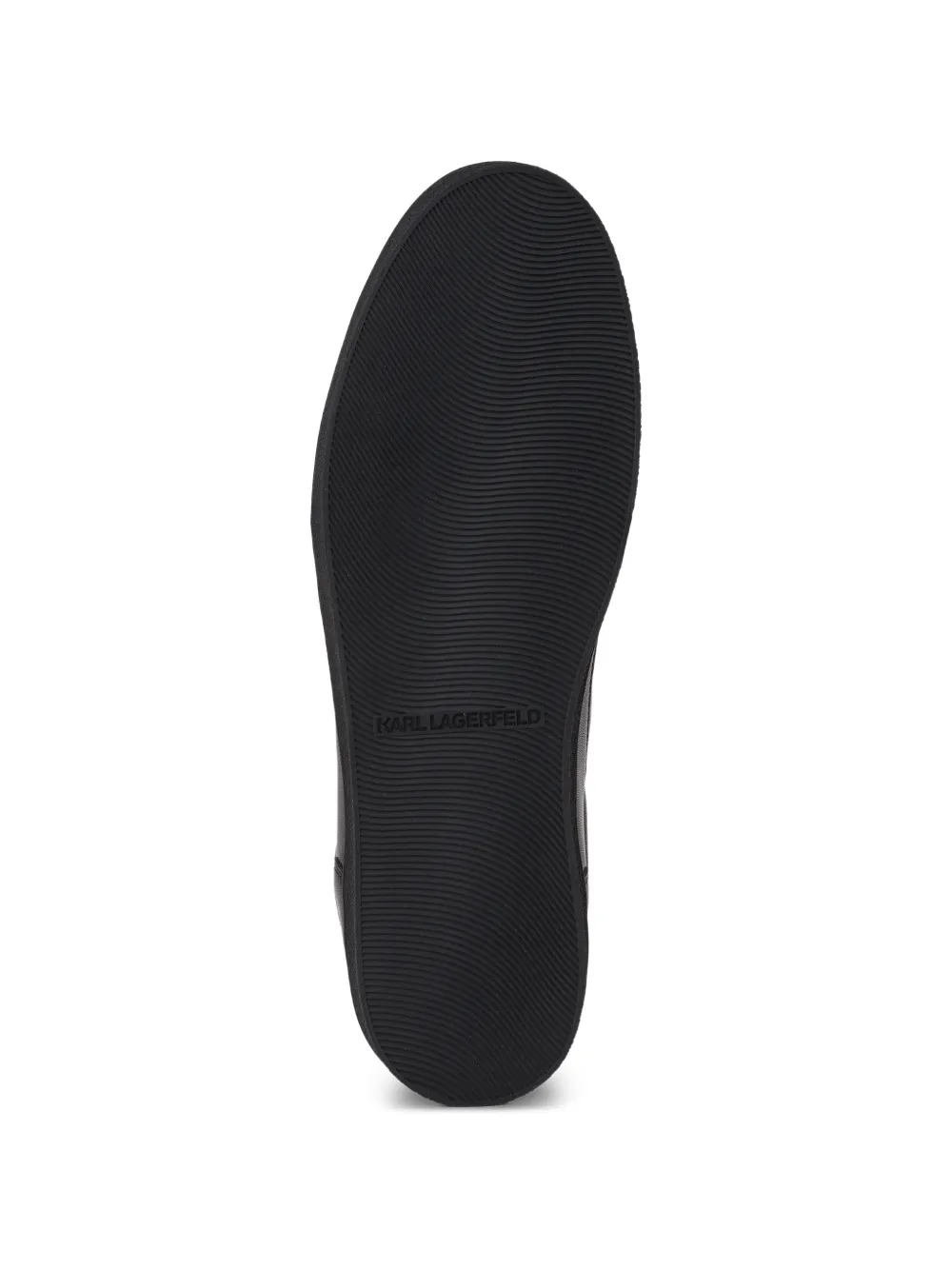 Karl Lagerfeld Kandidate Ikon leren sneakers Zwart