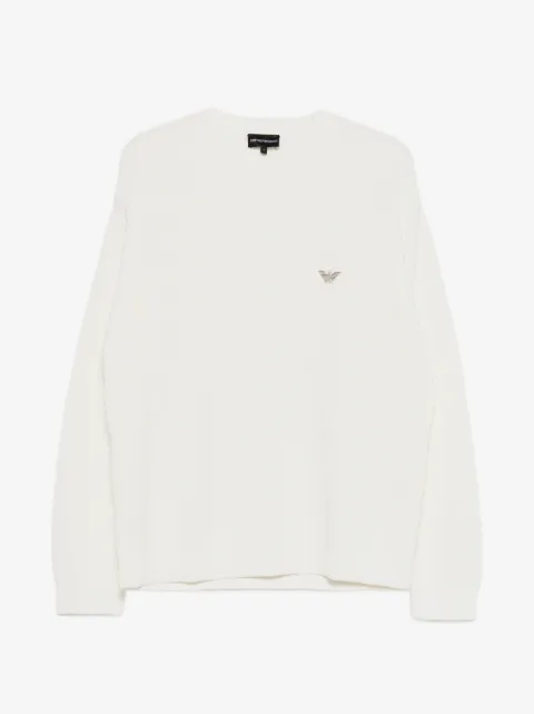 Emporio Armani logo-patch sweater