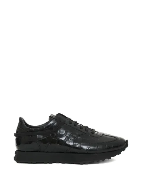 RHUDE lace-up croc-embossed sneakers