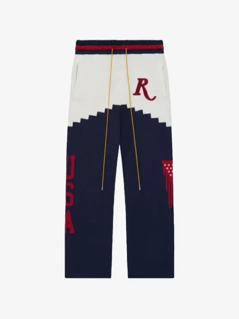 RHUDE pantalon de jogging en maille
