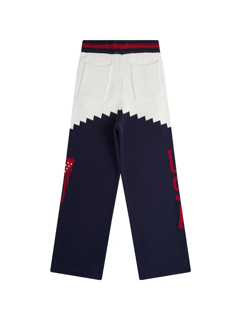 RHUDE knitted track pants - Blauw