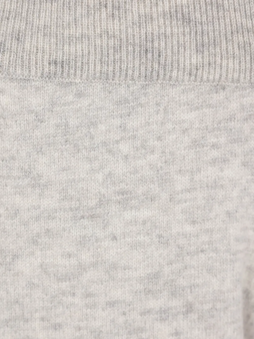  Allude Elasticated Knit Trousers - Grey 